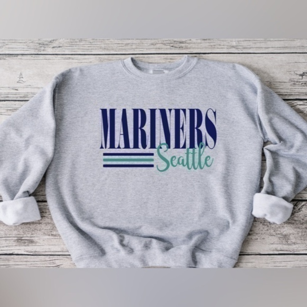 Mariners Striped Crewneck